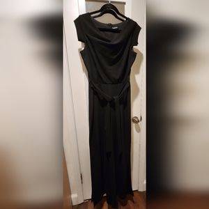 Bebe black belted romper